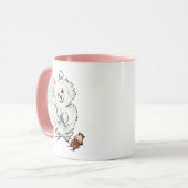 Mug Poméranien blanc (Devant gauche)