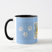 Mug Poméranien dans Daisies Peinture - Art Chien origi (Gauche)