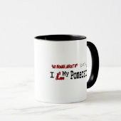 Mug Poméranien (I Love) (Devant droit)