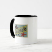 Mug Pomeroy, Ohio Scènes de grandes lettresPomeroy, OH (Devant gauche)