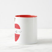 Mug Pomme de professeur personnalisée (Centre)