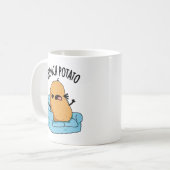 Mug Pomme de terre de Groupement Fantaisie Veggie Puns (Devant gauche)