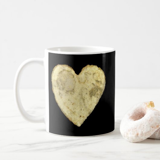 Mug Pomme de terre frite en forme de cœur (Avec donut)