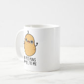Mug Pomme De Terre M'Épluche Un Jeu De Pomme De Terre (Devant gauche)