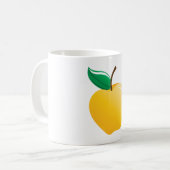 Mug Pomme Dorée Fruit Jaune Clair (Devant gauche)