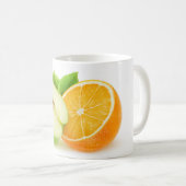 Mug Pomme et orange (Devant droit)