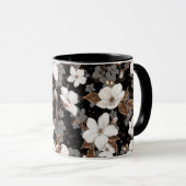 Mug Pomme fleurs (Devant droit)