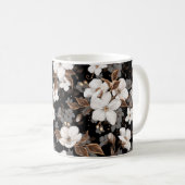Mug Pomme fleurs (Devant droit)