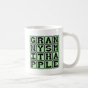 Mug Pomme Granny Smith, Couleur et Fruit