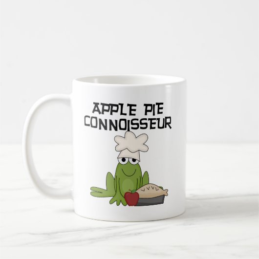 Mug Pomme Pie Connoisseur Tshirts et cadeaux (Gauche)