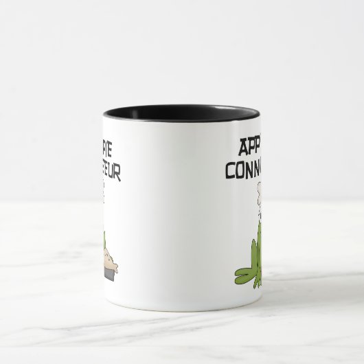 Mug Pomme Pie Connoisseur Tshirts et cadeaux (Centre)
