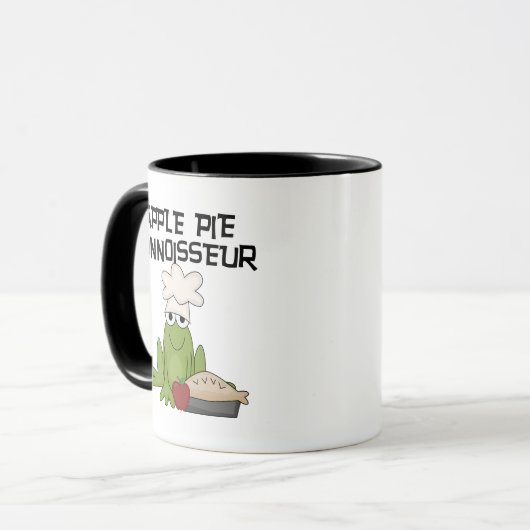 Mug Pomme Pie Connoisseur Tshirts et cadeaux (Devant gauche)