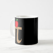 Mug Pomme Pie Pi Math Pun (Devant gauche)