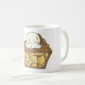Mug Pomme Pie Slice a la Mode Crème glacée Dessert Piq (Devant droit)