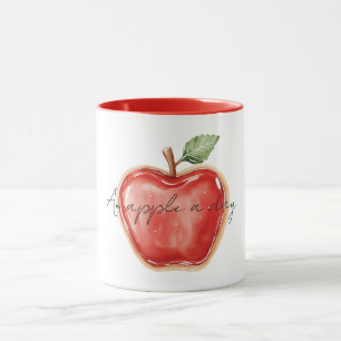 Mug Pomme Rouge Par Jour