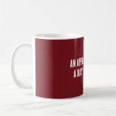 Mug Pomme Rouge Par Jour (Gauche)