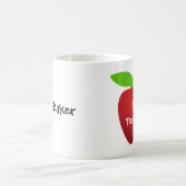 Mug Pomme rouge pour l'appréciation de l'enseignant A+ (Centre)
