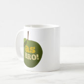 Mug Pomme verte DOUCE SOUS BRO (Devant gauche)