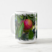 Mug Pommes 3 en blanc (Devant gauche)