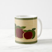 Mug Pommes à bande verte (Devant droit)