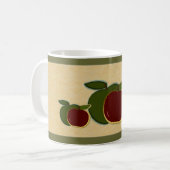 Mug Pommes à bande verte (Devant gauche)