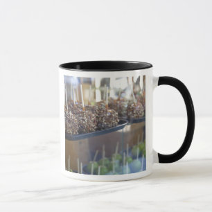 Mug pommes au caramel, Pioneer Square, Seattle,
