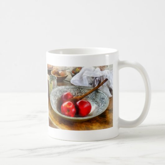 Mug Pommes dans un bol d'argent (Droite)