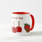 Mug Pommes de bonbons (Devant droit)