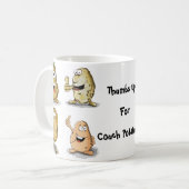 Mug Pommes de terre amusantes (Devant gauche)