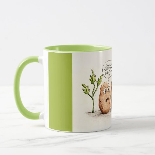 Mug Pommes de terre amusantes  (Gauche)