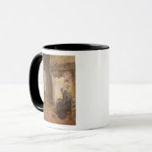 Mug Pommes de terre d'épluchage de dame âgée (Devant gauche)