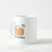 Mug Pommes de terre douces amusant jeu de nourriture (Devant gauche)