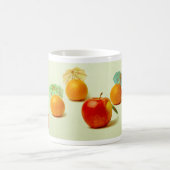 Mug Pommes et mandarines - Panorama de fruits exotique (Centre)