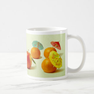 Mug Pommes et mandarines - Panorama de fruits exotique