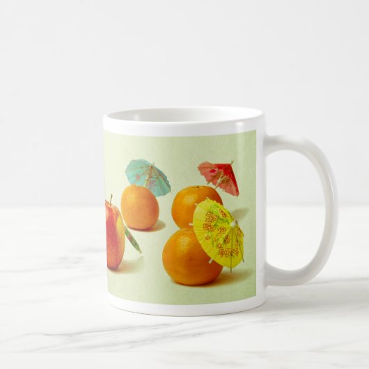 Mug Pommes et mandarines - Panorama de fruits exotique (Droite)