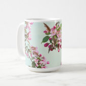 Mug Pommes fleuries 2 (Devant gauche)