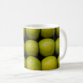Mug Pommes fruits aliments pommes vertes (Devant droit)