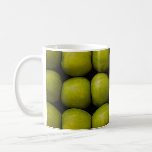 Mug Pommes fruits aliments pommes vertes (Gauche)