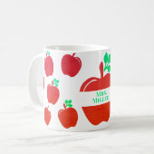 Mug Pommes mites personnalisées Boug de café (Devant gauche)