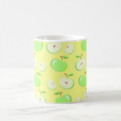 Mug Pommes motif vectoriel vert (Centre)