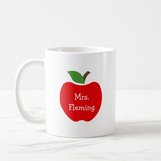 Mug Pommes pour le professeur (Gauche)