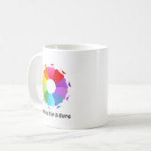 Mug Pommes pour un traitement - cercle de conscience (Devant gauche)
