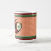 Mug Pommes Rouge et Vert Musique (Centre)