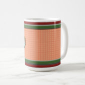 Mug Pommes Rouge et Vert Musique (Devant droit)
