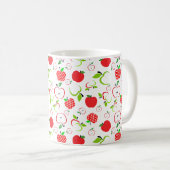 Mug Pommes rouges et vertes (Devant droit)