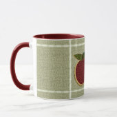 Mug Pommes texturées (sauge) (Gauche)