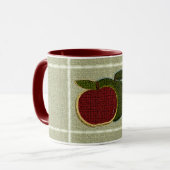 Mug Pommes texturées (sauge) (Devant gauche)