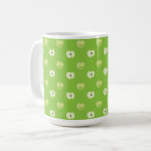 Mug pommes vertes motif (Devant gauche)