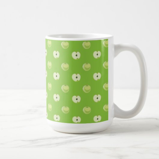 Mug pommes vertes motif (Droite)