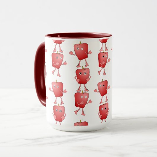 Mug Pommes verticales (Devant gauche)